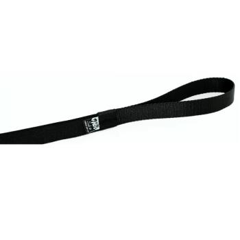 Bungee-Flat-Leashes-Canicross-Dogscooting-Black-Karabiner